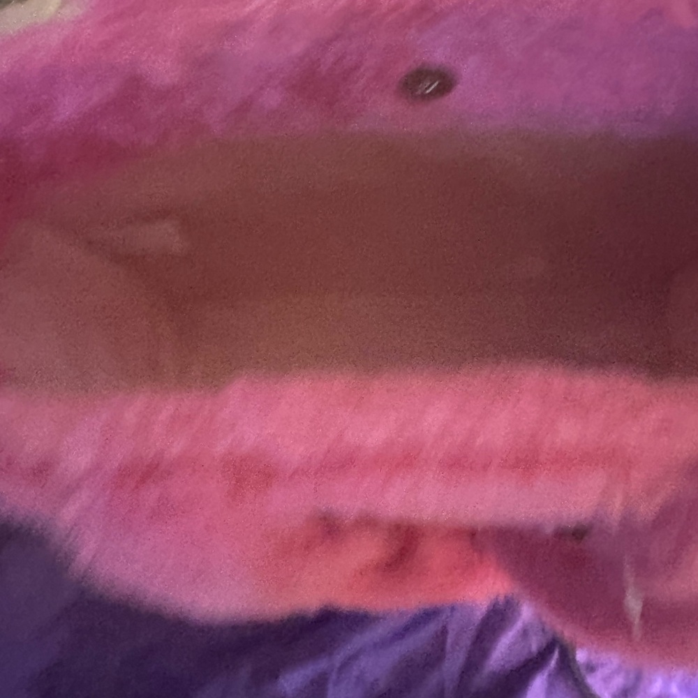 Pink Furry Shoulder Bag - Picture 2 of 5